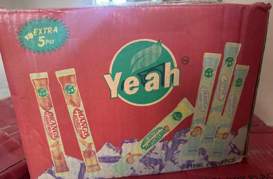 Orange Flavored drinks big carton